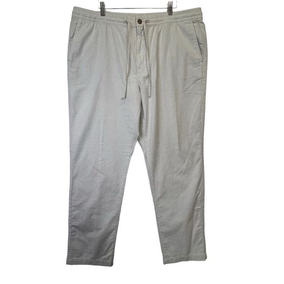 Tommy Bahama Pants Mens Sz XXL Beach Full Elastic pull on cotton Blend Blue - Picture 1 of 16